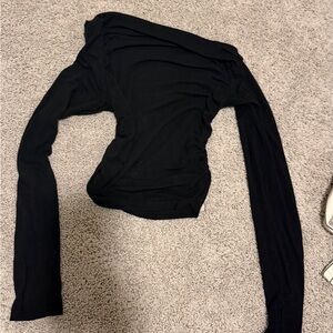 Black Women's off the shoulder Top